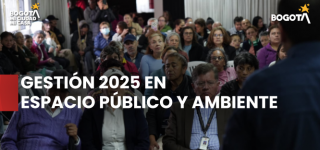 Comunidad conoció los resultados de la gestión 2025 en espacio público y ambiente