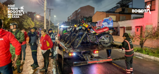 Operativo en Milenta dejó 22 comparendos y 14 motocicletas inmovilizadas por invasión del espacio público