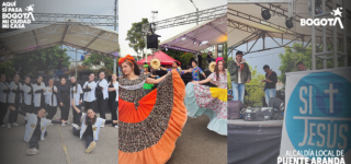 Festival Góspel 2025 llenó de música y arte el parque del barrio Santa Águeda